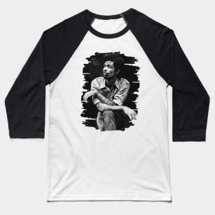 Gil scott heron \ Brush Art Baseball T-Shirt